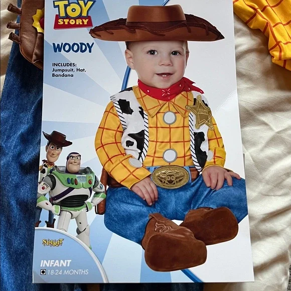Baby Woody Costume - Toy Story Spirit Halloween Costume - Picture 1 of 7